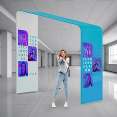 Asymmetrical exhibition arch 3.5 m