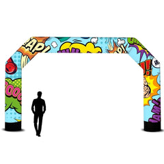 Aufblasbares Tor L - Spy Licht