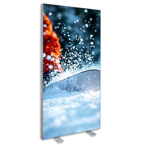 Transportable LED Messewand 1 x 2,5 m - Spy Licht