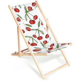 Custom-made foldable deck chair