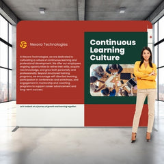 Straight exhibition wall 3 m