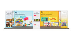 LED Iris LED exhibition stand