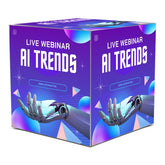 Portable light cube 1 x 1 m