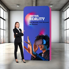 Gerade 3D Wand 1,5x3 m
