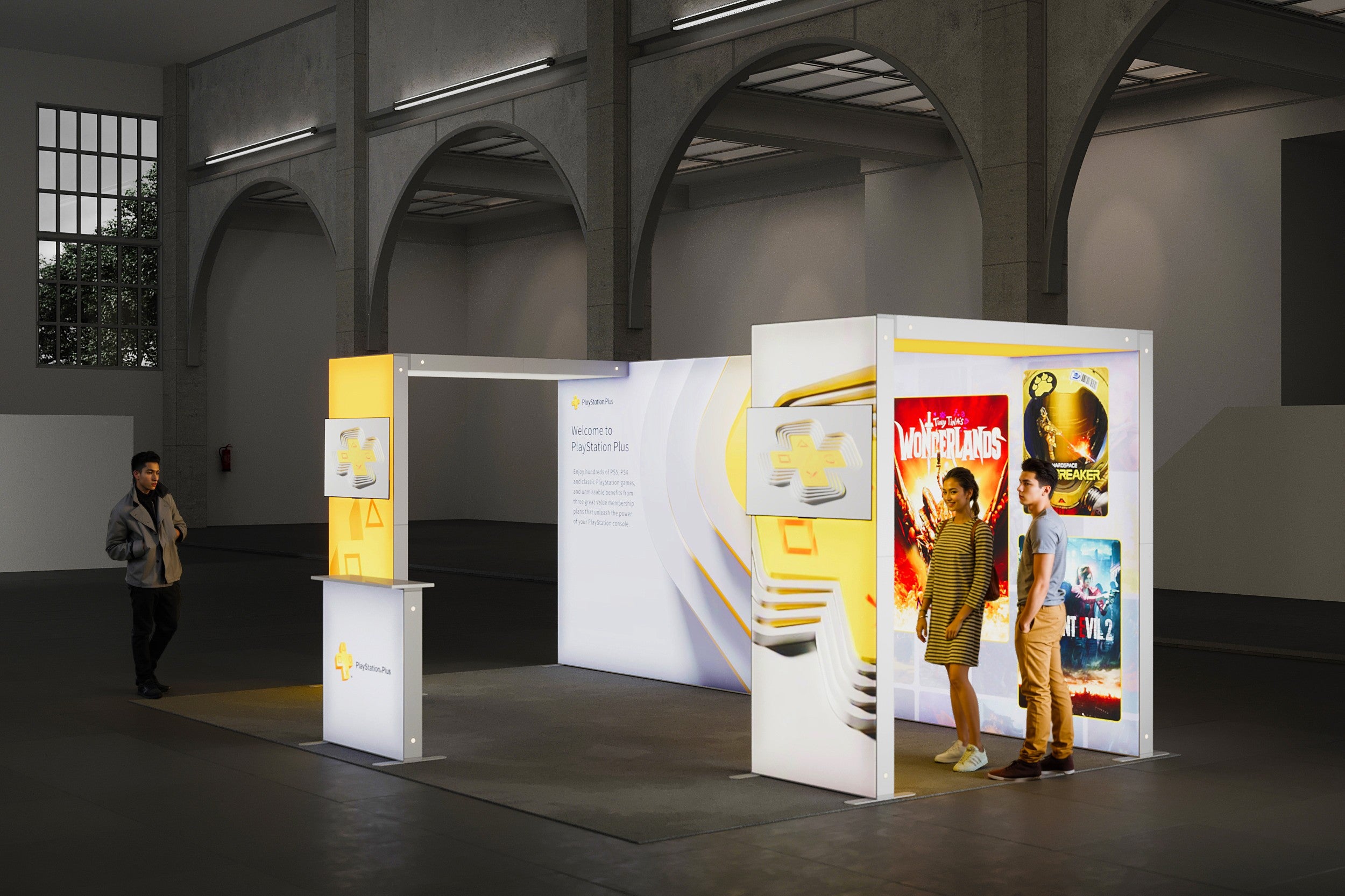 Artemis LED Messestand