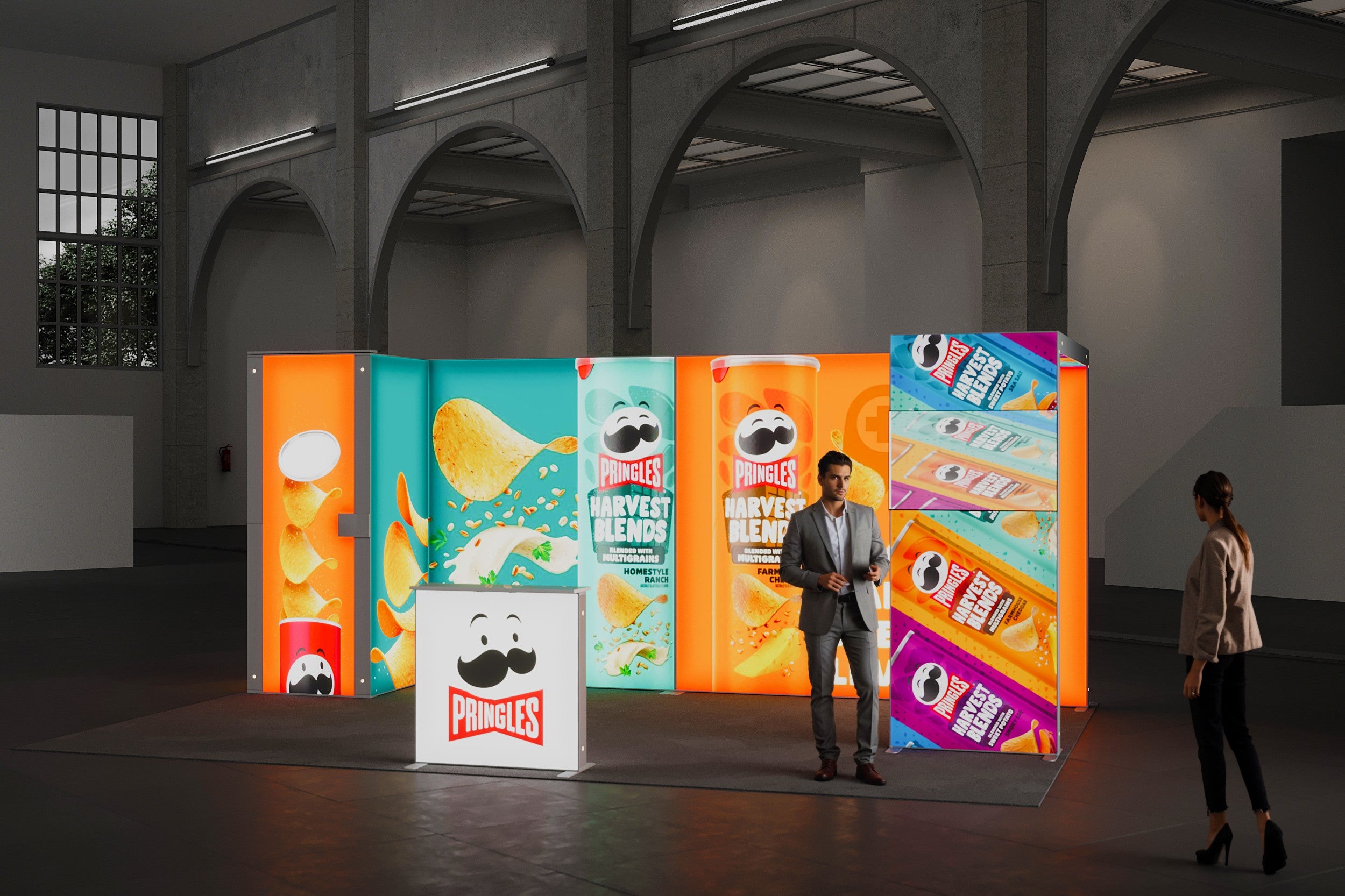 Hera LED Messestand