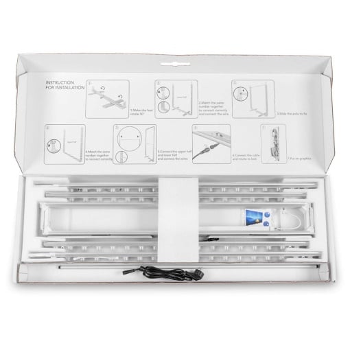 Transportable LED Messewand 1 x 2,25 m
