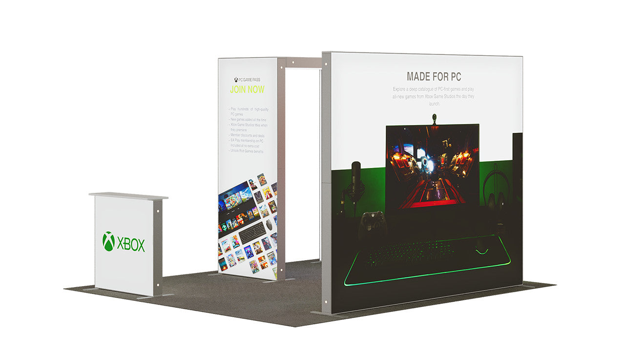 Pluto LED Messestand
