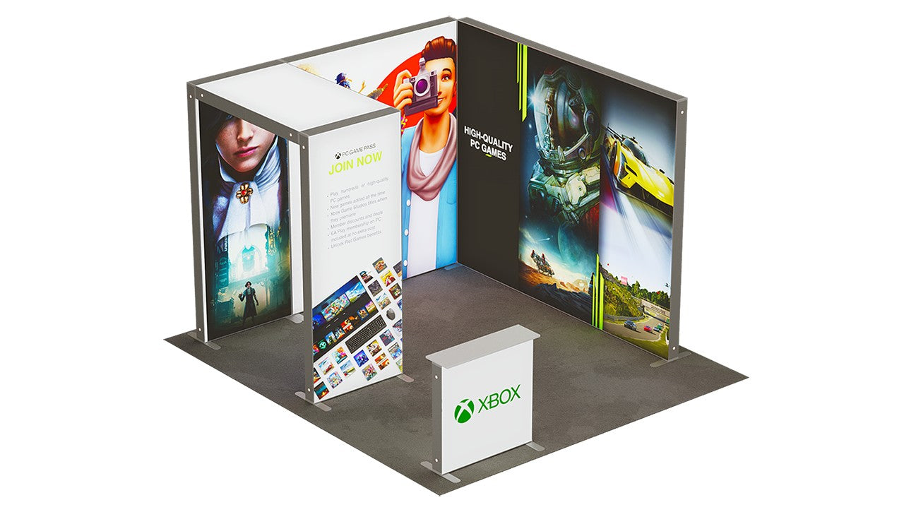 Pluto LED Messestand