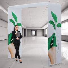 Gerader Messebogen 1x3x3 m
