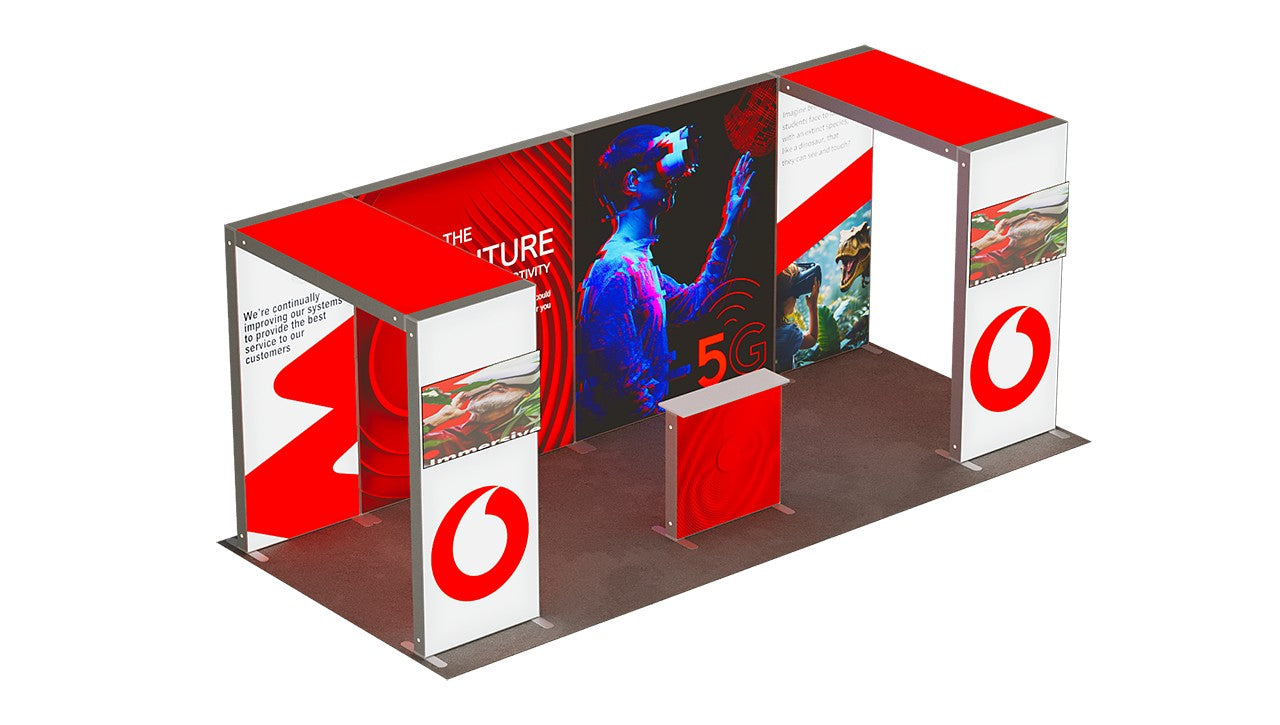 Rhea LED Messestand