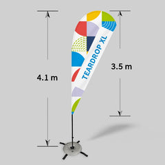 Tränenflagge XL
