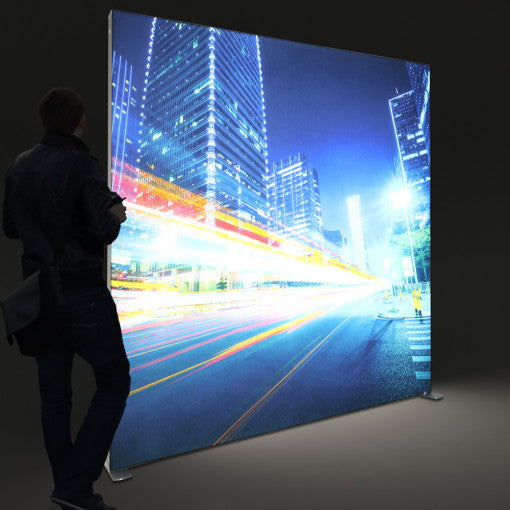 Transportable LED Messewand 2 x 2 m