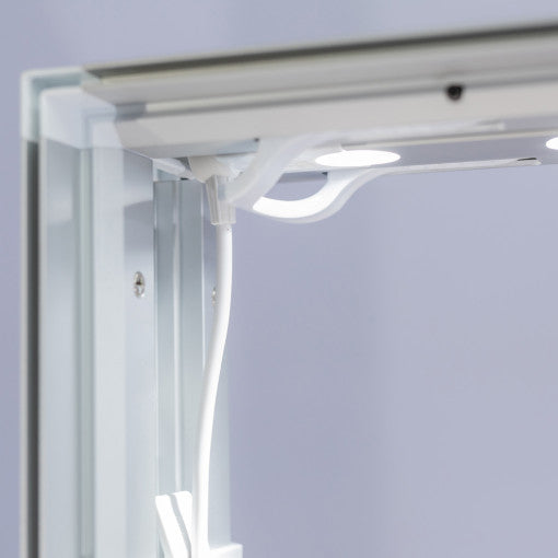Transportable LED Messewand 2 x 2 m